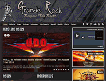 Tablet Screenshot of grande-rock.com